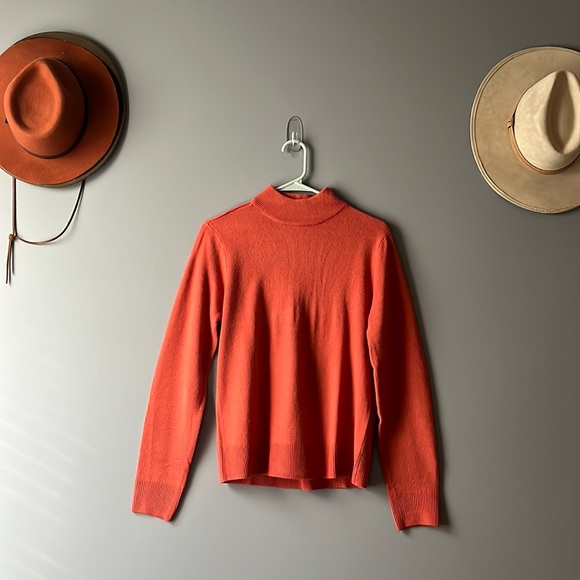 Terracotta Turtleneck Sweater - Picture 1 of 5